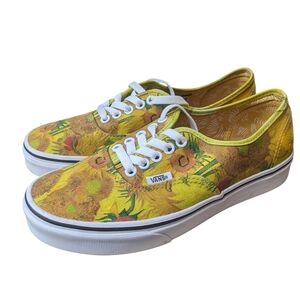 Vans Women's Yellow Floral Sneakers